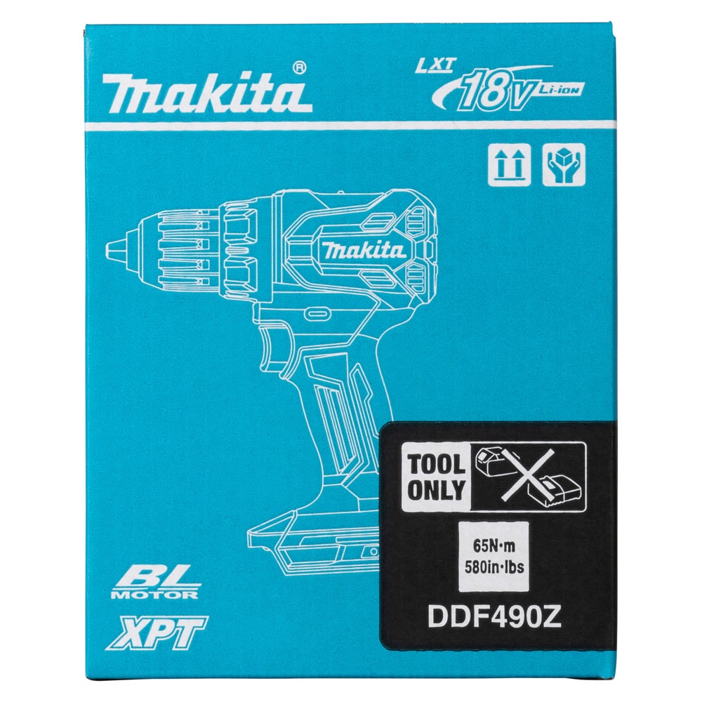 Дрель-шуруповерт аккумуляторная DDF490Z (DDF 490 Z) MAKITA, фото 2