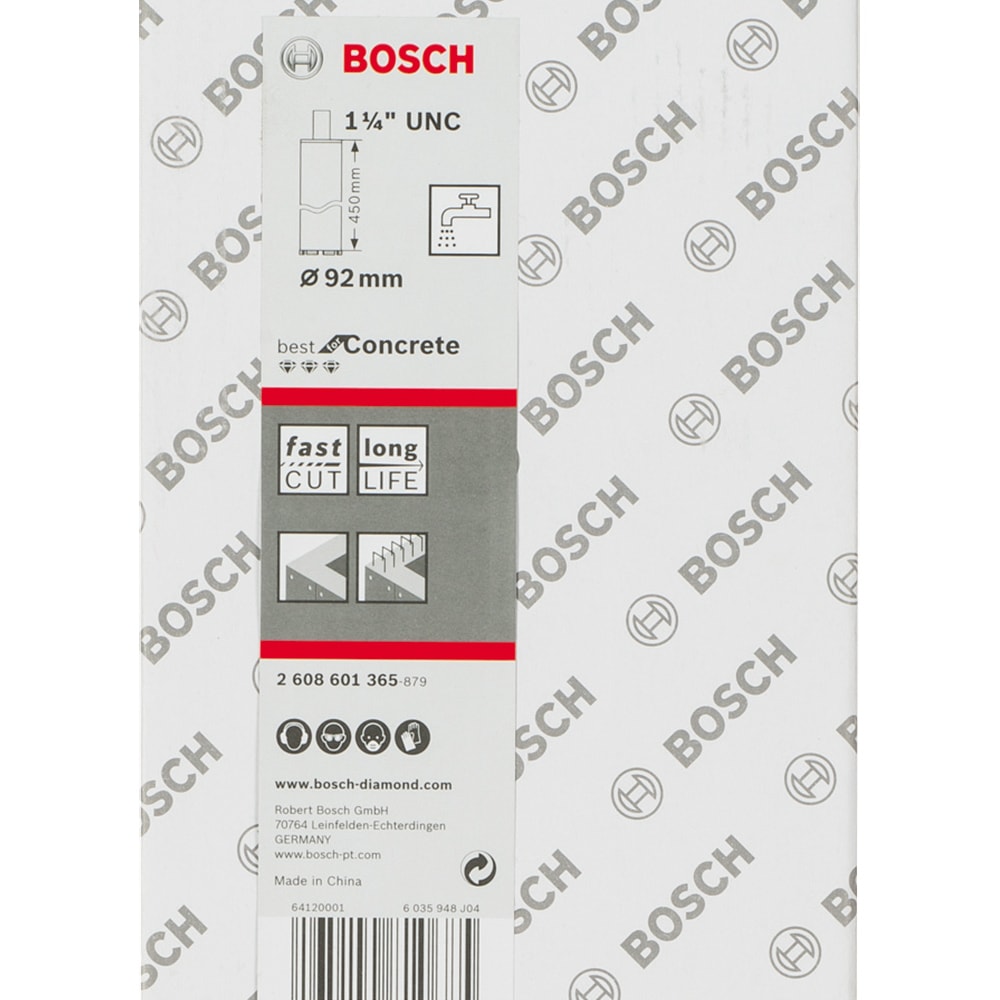 Коронка алмазная М92x450 мм 1 1/4" Best for Concrete, BOSCH, фото 5