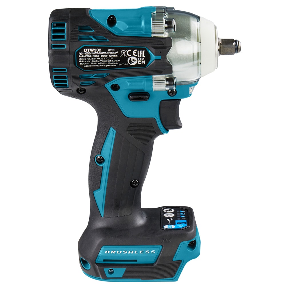 Гайковерт аккумуляторный DTW302Z (DTW 302 Z) MAKITA, фото 7