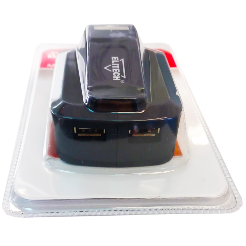 USB адаптер-фонарь для аккумулятора 18V ELITECH (1820.120700), фото 3