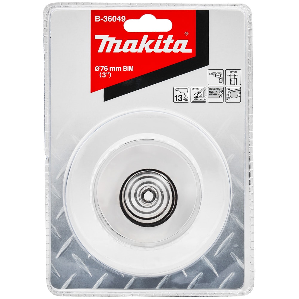 Коронка BIM по листовому металлу 76 мм MAKITA (B-36049)