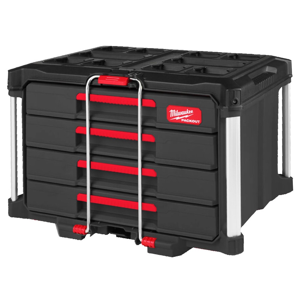 Кейс с 4-мя выдвижными отсеками PACKOUT DRAWER BOX Milwaukee (4932493189)