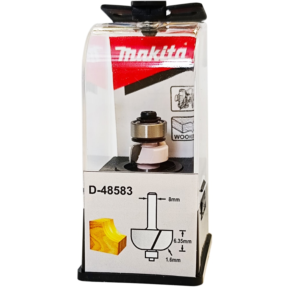 Фреза__Галтельная R1,6 15,9х6,35x49 / хв 8 мм, MAKITA
