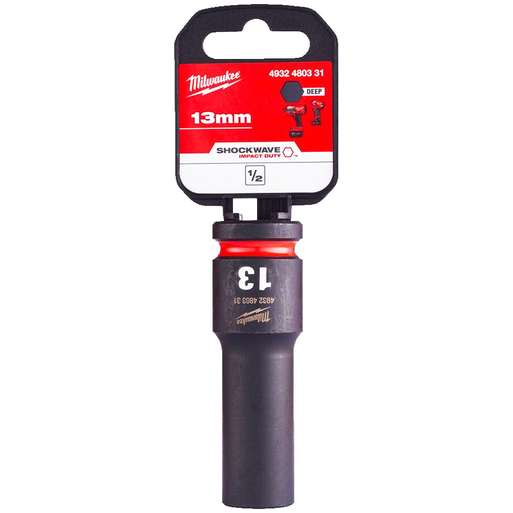 Ударная торцовая головка 13 мм (1/2") Shockwave Impact Duty Milwaukee (4932480331)