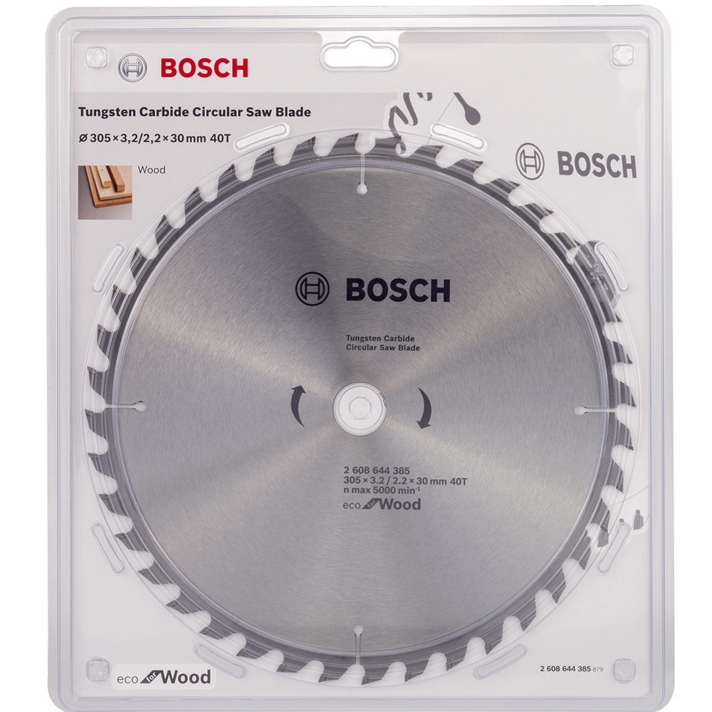 Диск пильный ECO 305х3,2х30 мм Z40 Wood, BOSCH
