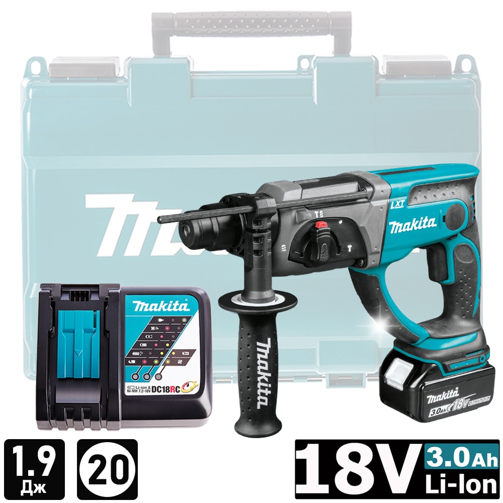 Перфоратор аккумуляторный DHR202RF (DHR 202 RF) MAKITA