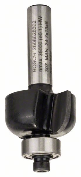 Фреза__Галтельная R 6 D13x53 / хв 8 мм, BOSCH, фото 3