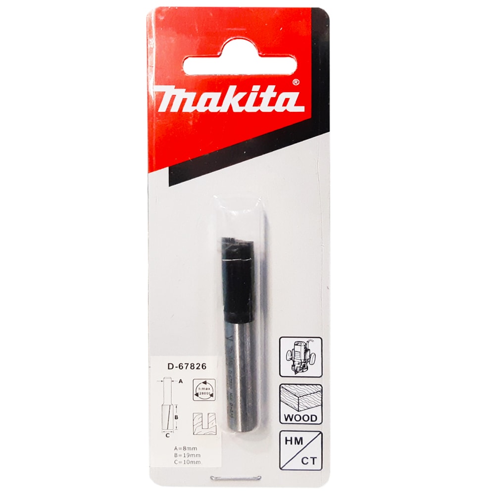 Фреза__Пазовая 10x19х49 / хв 8 мм, MAKITA