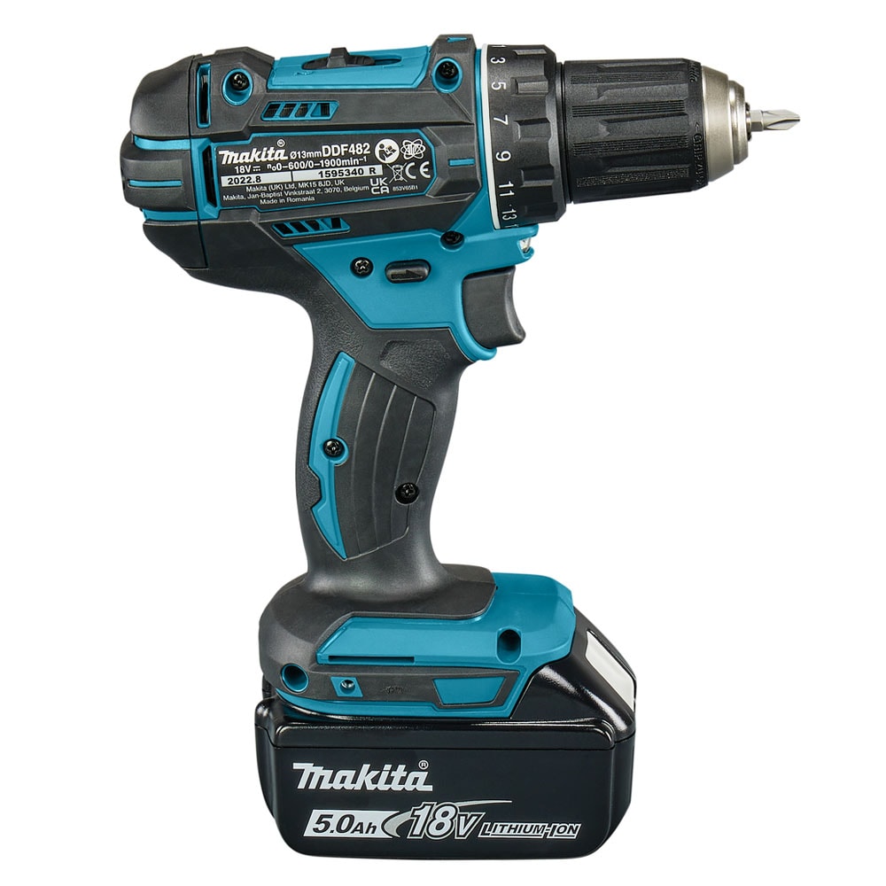 Дрель-шуруповерт аккумуляторная DDF482RTJ (DDF 482 RTJ) MAKITA, фото 8