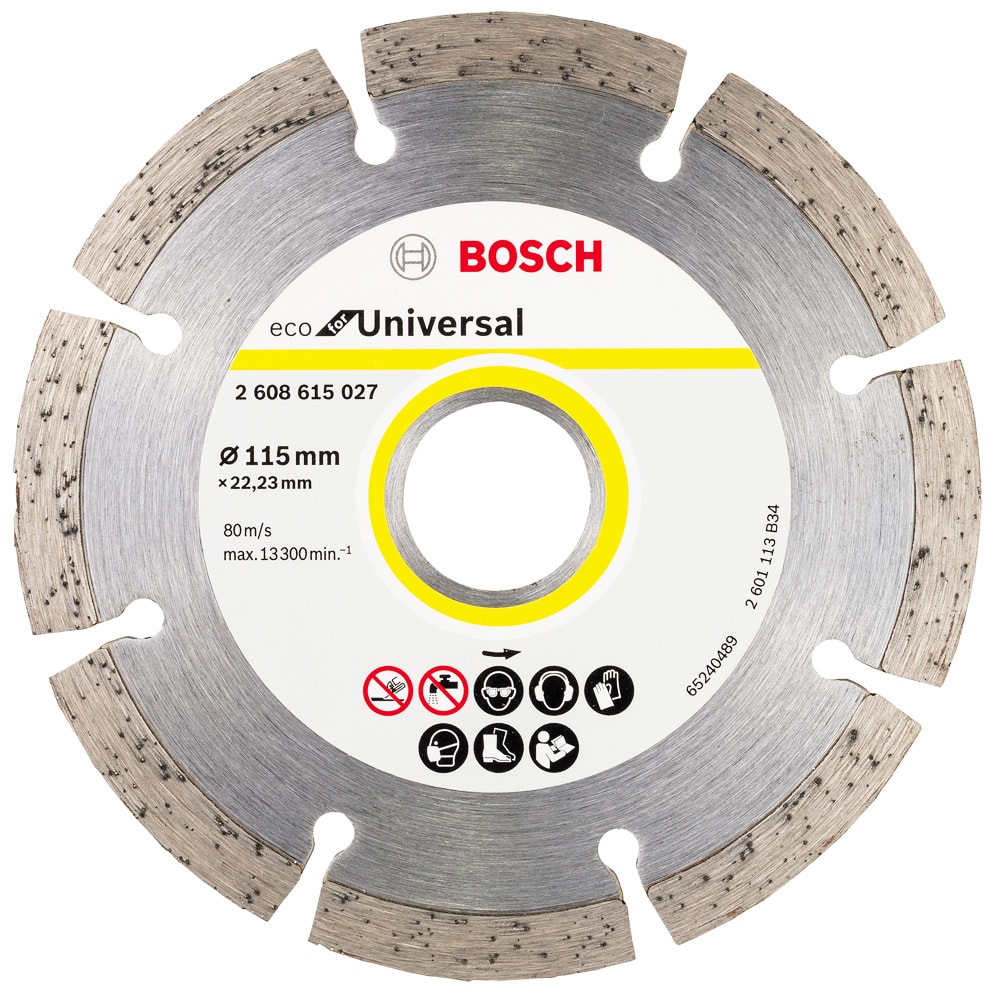 Алмазный круг 115х22,23 мм ECO Universal, BOSCH, фото 2