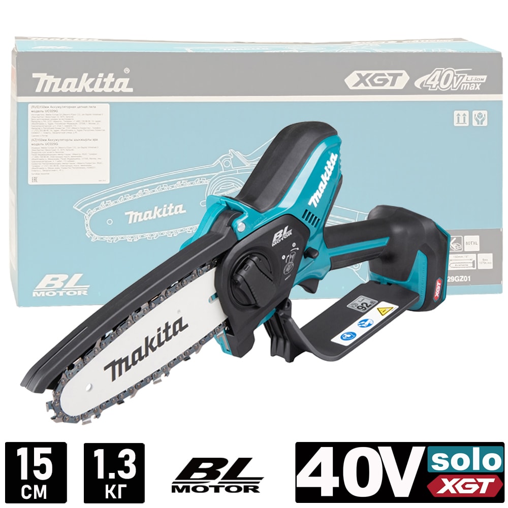 Пила цепная аккумуляторная UC029GZ01 (UC 029 GZ01) MAKITA