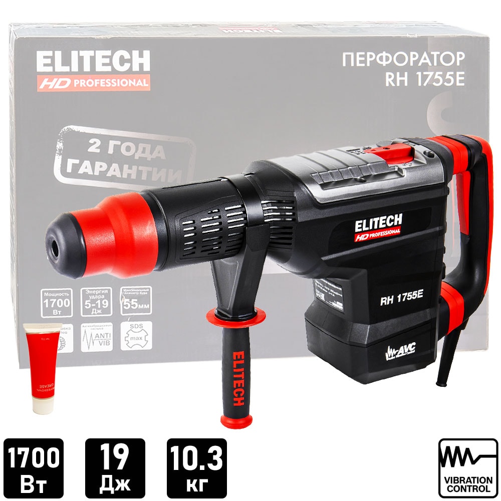 Перфоратор RH 1755E ELITECH HD (E2205.021.01)