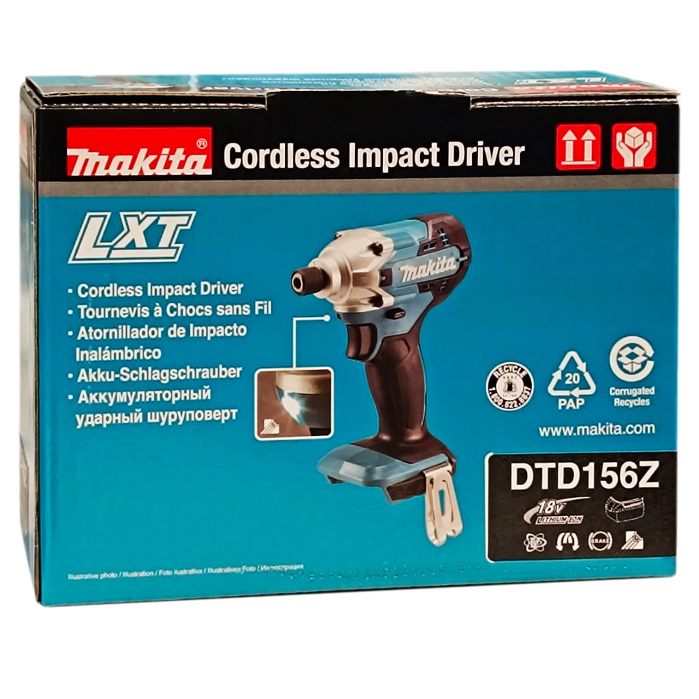 Шуруповерт ударный DTD156Z (DTD 156 Z) аккумуляторный MAKITA, фото 2