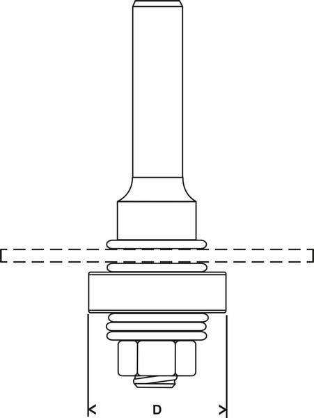 Фреза Expert__Хвостовик D8 для дисковых фрез, BOSCH, фото 4