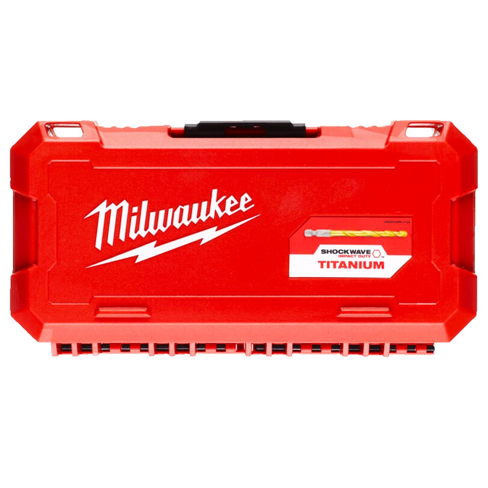 Набор сверл по металлу 2-10 мм (19 шт) Shockwave HSS-G Tin Red Hex Milwaukee (4932493866), фото 3