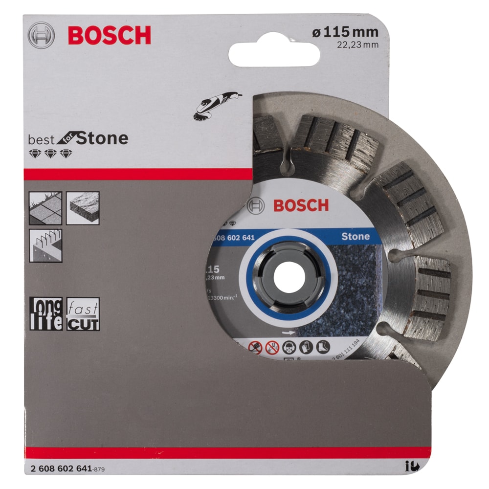 Алмазный круг Best for Stone 115х22,23 мм BOSCH (2608602641)