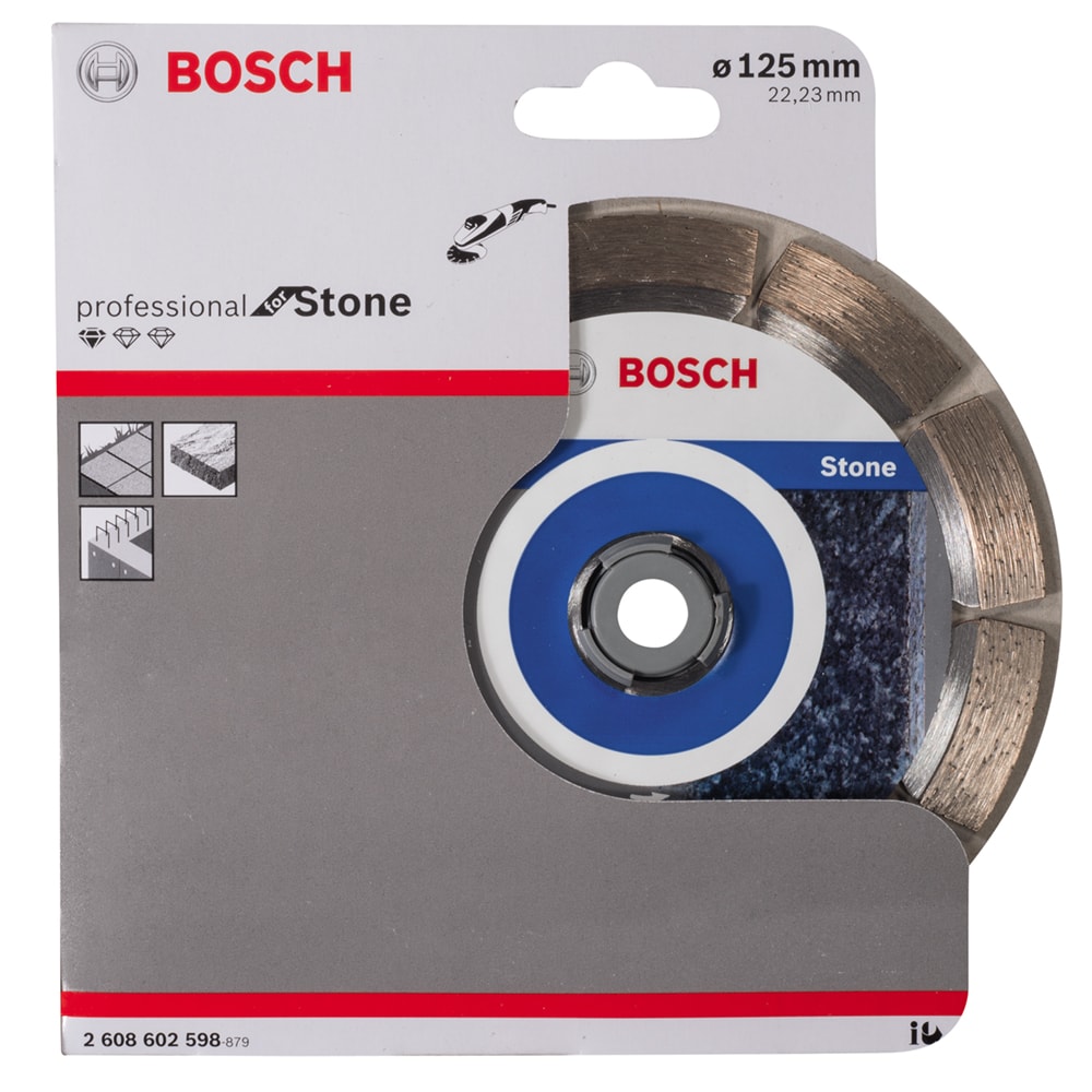 Алмазный круг Standard for Stone 125х22,23 мм BOSCH (2608602598)