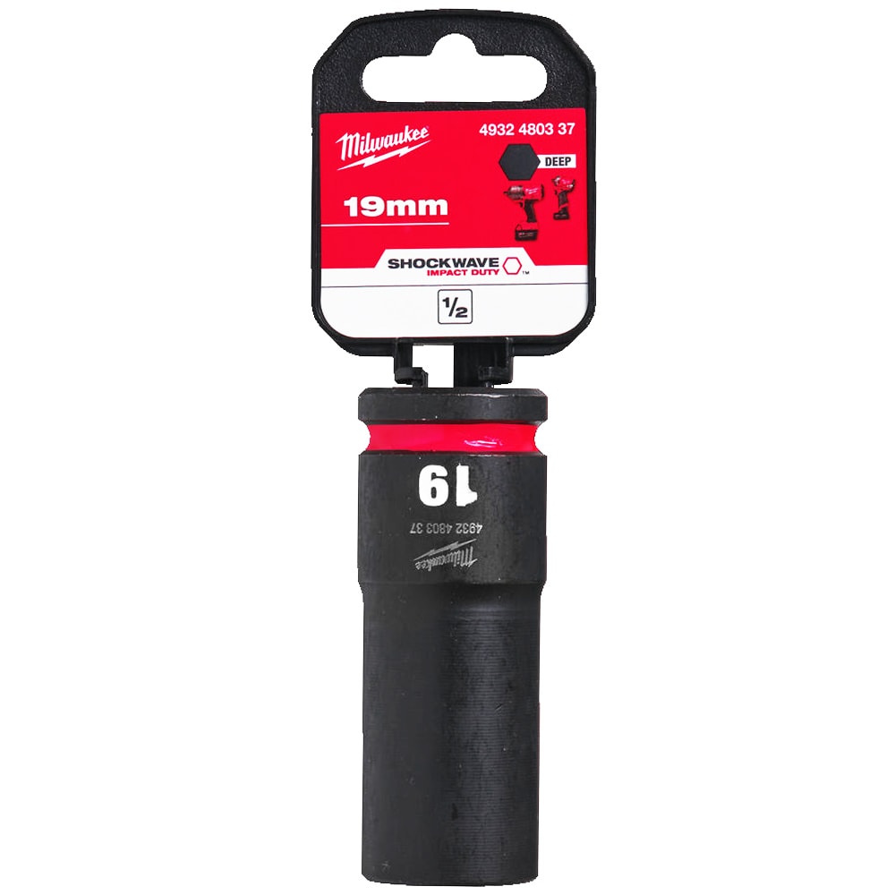 Ударная торцовая головка 19 мм (1/2") Shockwave Impact Duty Milwaukee (4932480337)
