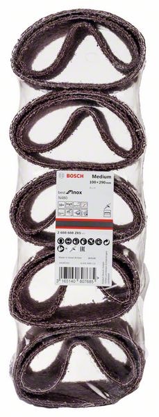 Шлифкольцо 100x290 мм Р90 мм среднее зерно BOSCH (2608608Z85), фото 2