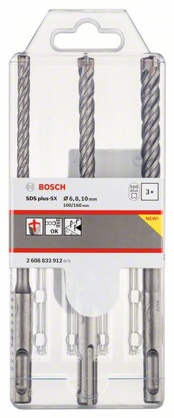 Набор_Буры SDS-plus -5X (6/8/10 мм), BOSCH