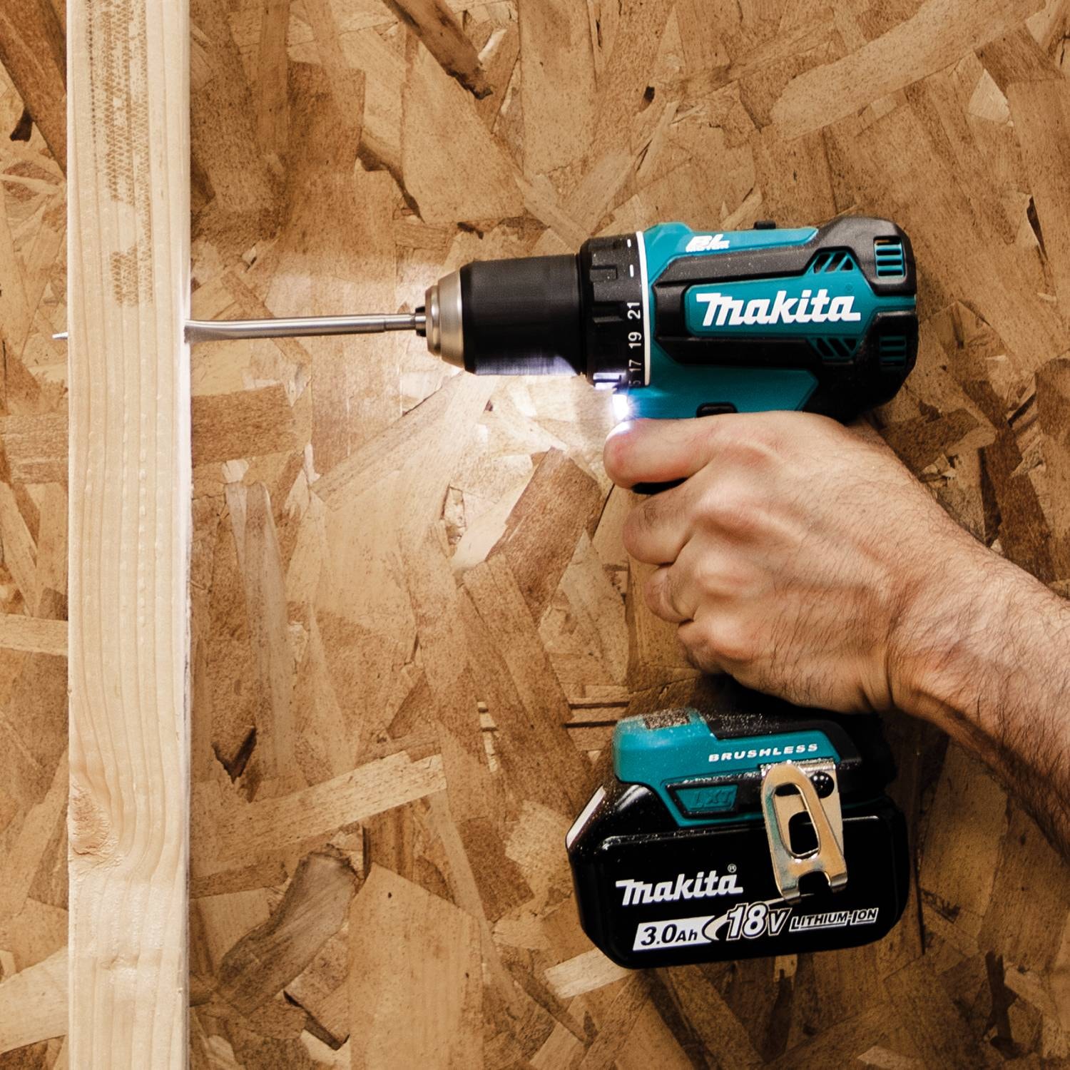 Дрель-шуруповерт аккумуляторная DDF485Z (DDF 485 Z) MAKITA, фото 9