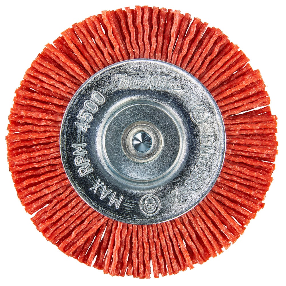Щетка дисковая нейлоновая (75 мм / G80 / 6 мм) MAKITA (D-45593), фото 4