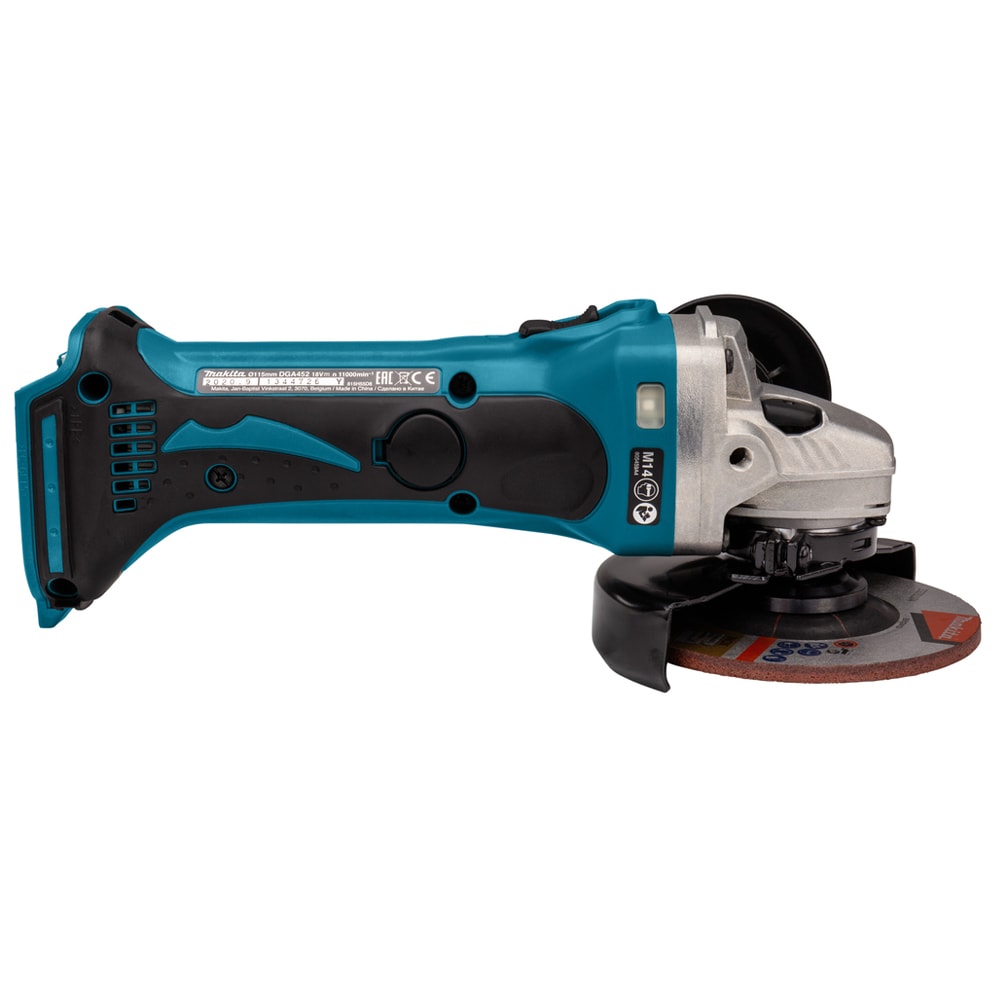 Угловая шлифмашина аккумуляторная DGA452Z (DGA 452 Z) MAKITA, фото 6