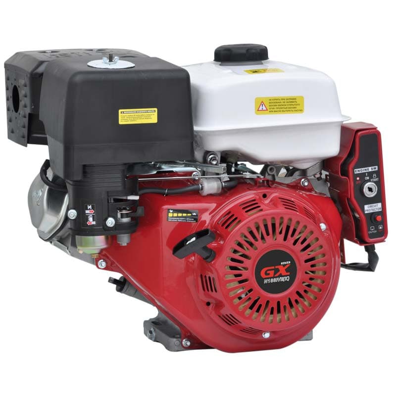 Двигатель бензиновый SKIPER N188F/E(K)(электростартер)(13л.с.,389cм3,вал диам. 25ммх60мм,шпонка 7мм)