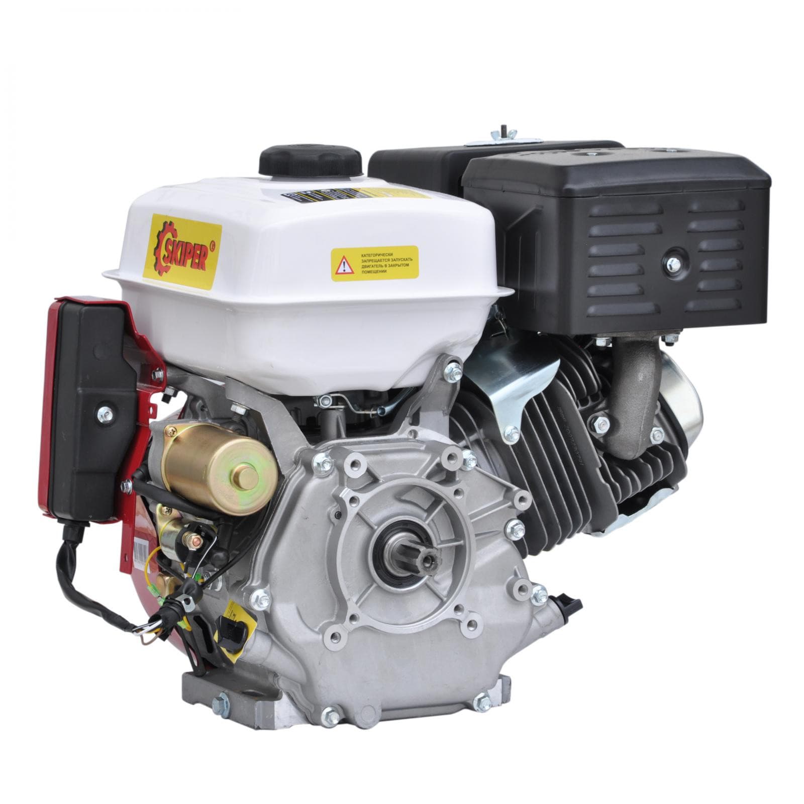 Двигатель бензиновый SKIPER N188F/E(SFT) (электростартер) (13 л.с.,389 см3,шлиц вал диам. 25ммх40мм), фото 2