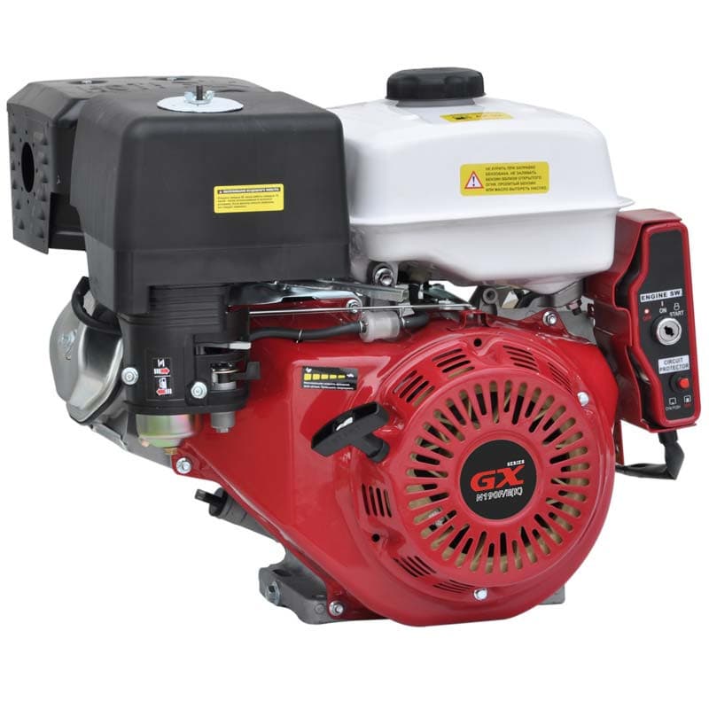 Двигатель бензиновый SKIPER N190F/E(K) (электростартер)(16л.с.,407см3,вал диам.25ммх60мм,шпонка 7мм)