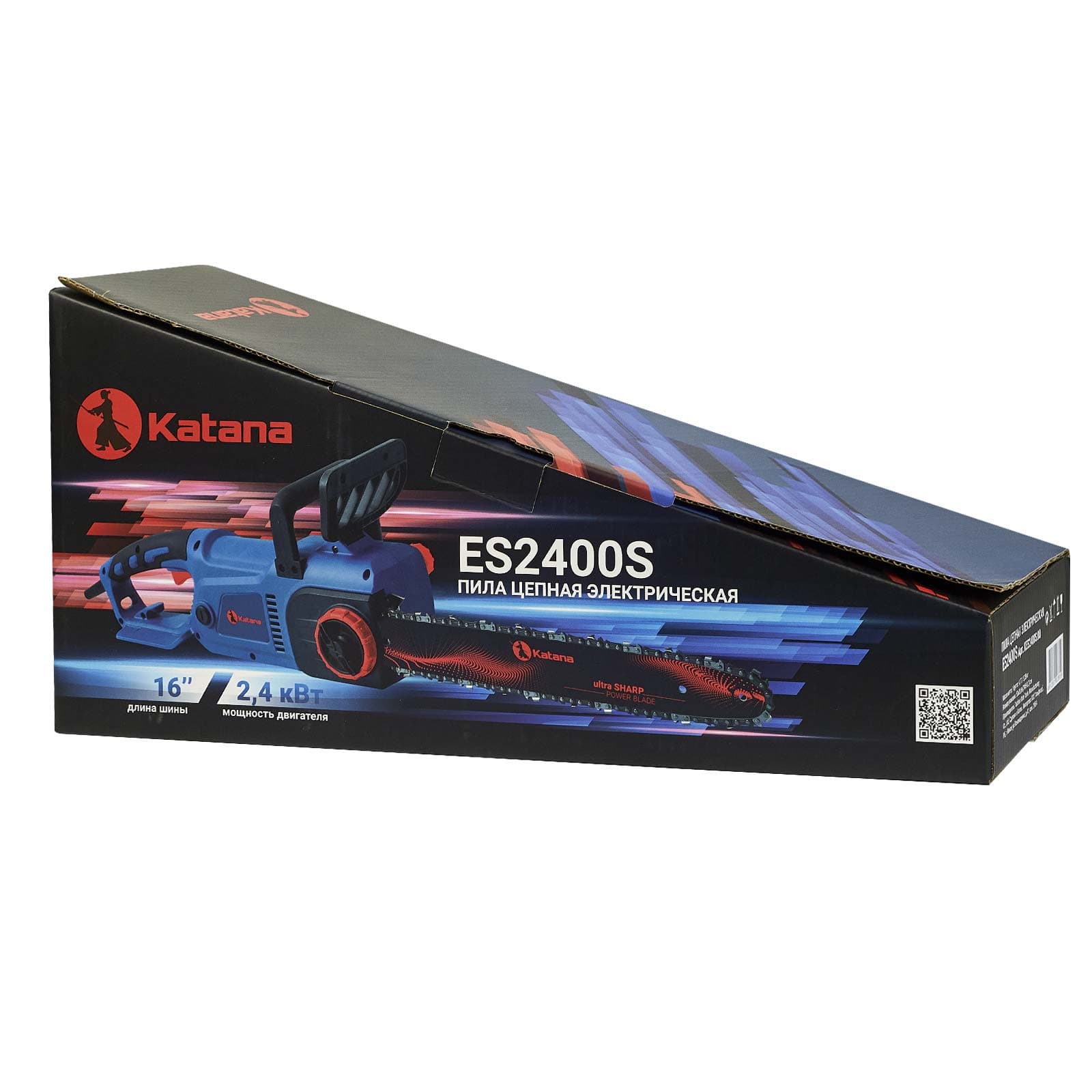Пила цепная электрическая Katana ES2400S (шина 40 см (16"), 3/8" LP, 1.3мм, 2400 Вт, 57 звеньев), фото 6