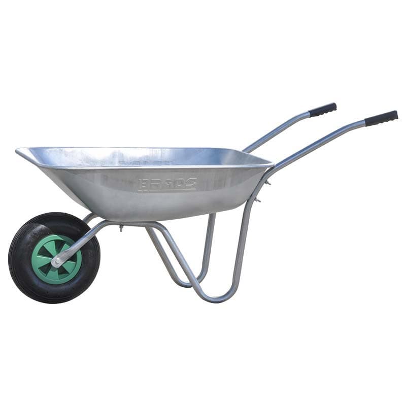 Тачка садовая BRADO 1x85 GARDEN (до 85л, до 150 кг, 1x3.5-6, пневмо, ось 16*90), фото 2