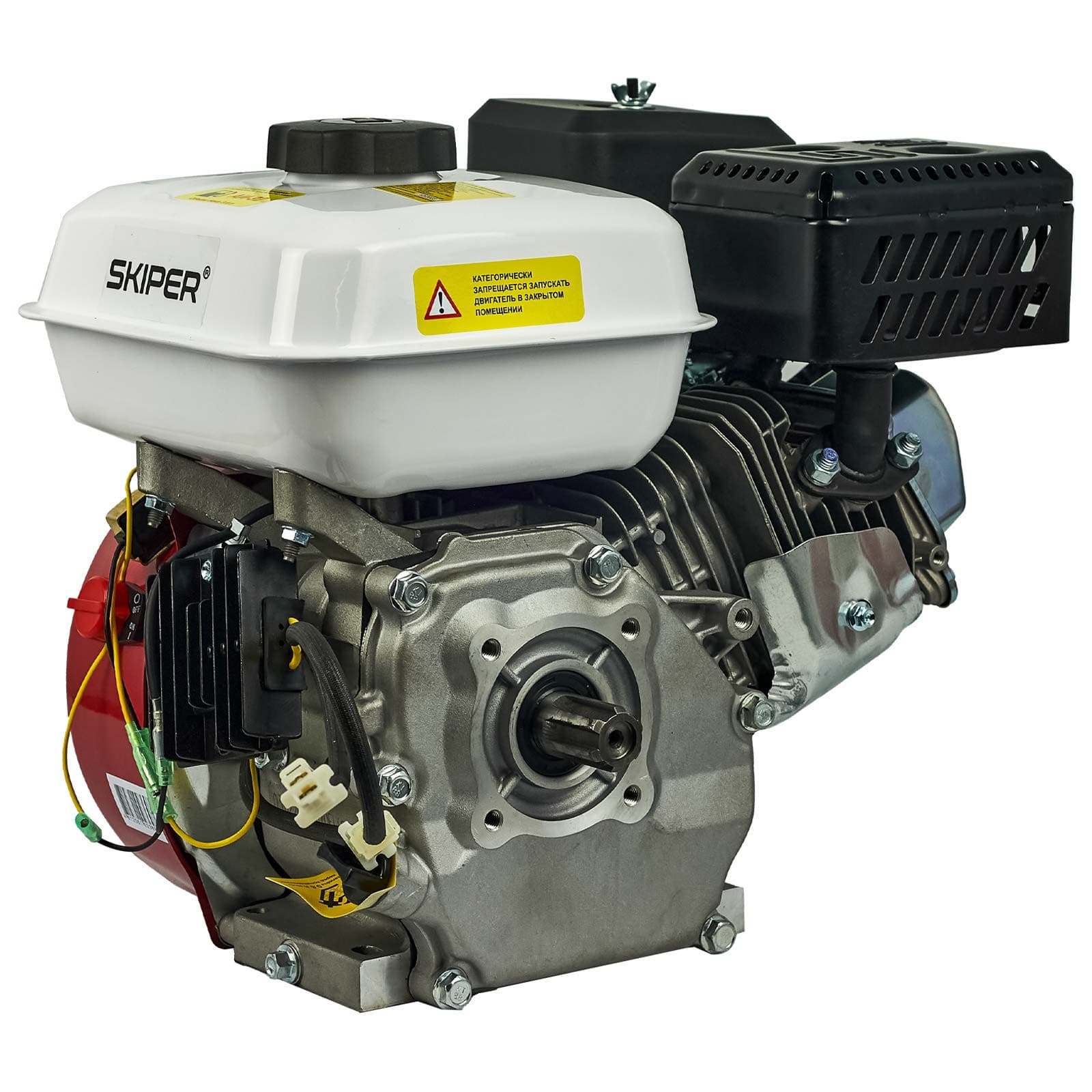 Двигатель бензиновый SKIPER N170FL(SFT) (8 л.с., 210 см3, шлицевой вал диам. 25мм х35мм), фото 3