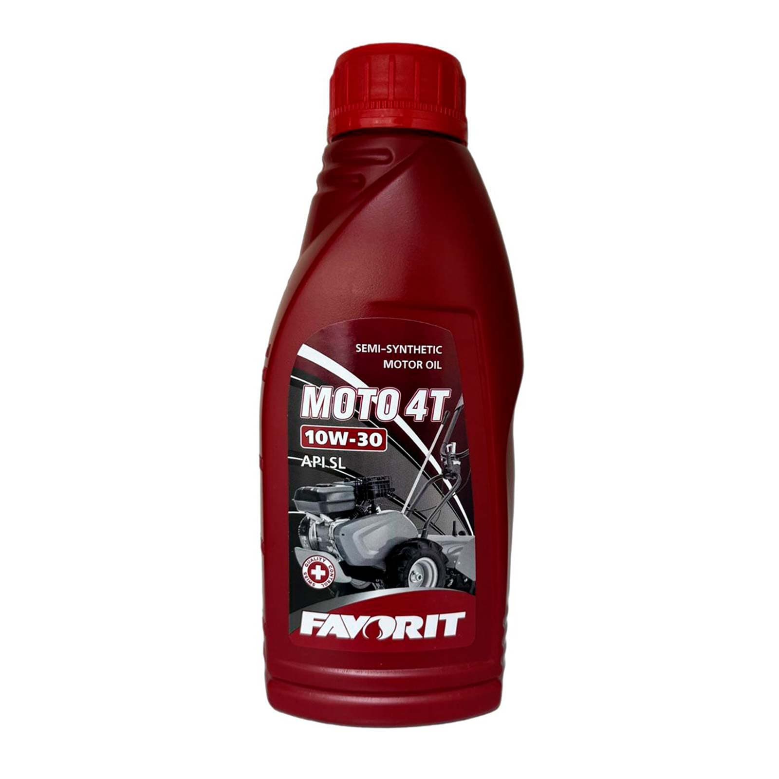 FAVORIT MOTO 4-T SAE 10W-30 API SL/ Масло моторное полусинтетич. для четырехтактных двигателей 0,6л, фото 2