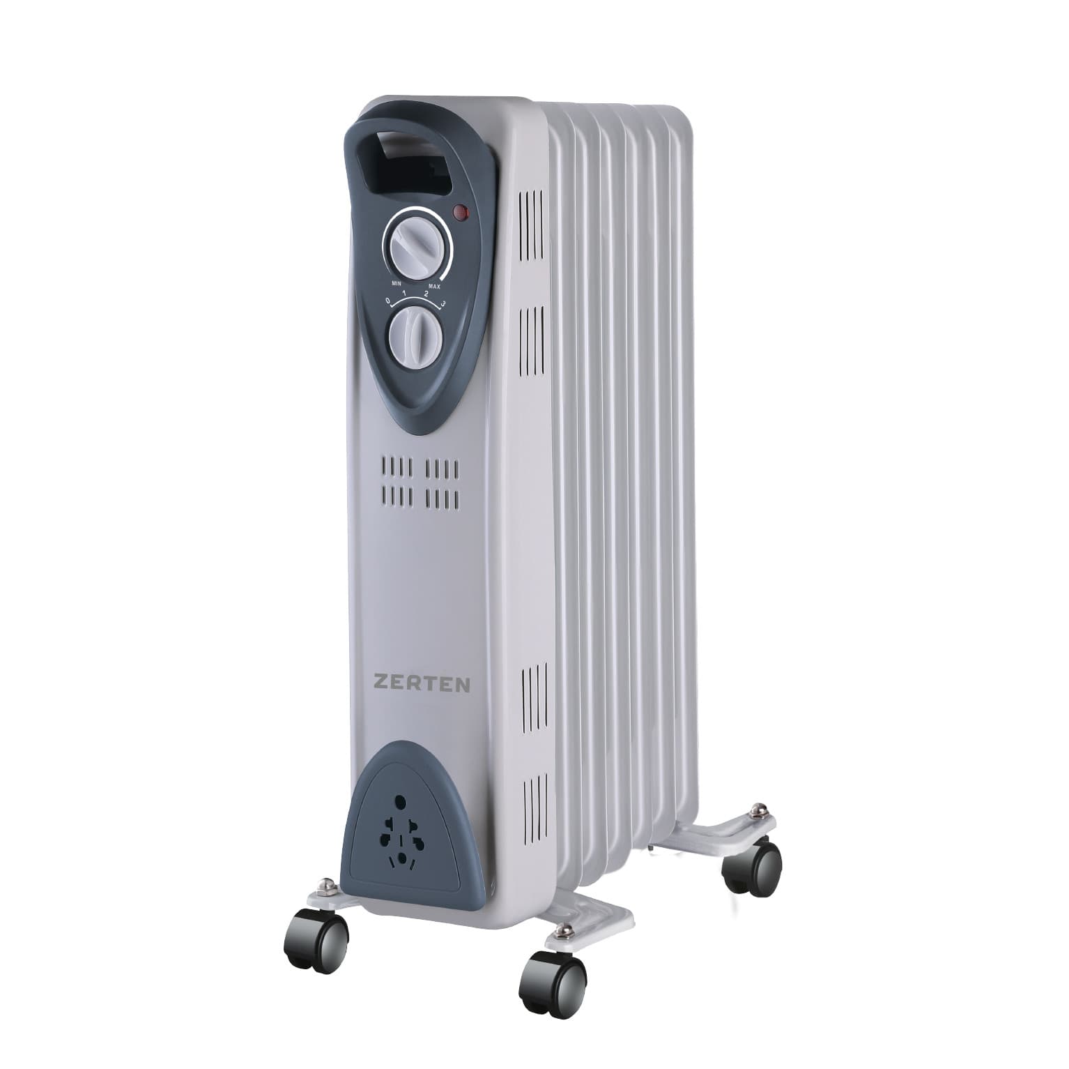 Радиатор масляный Zerten MRT-15 (7 секций, 1500 Вт, до 15 м2)