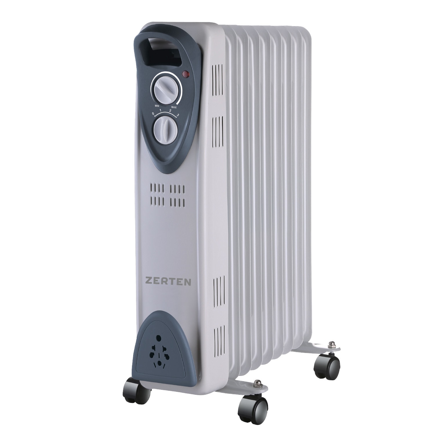 Радиатор масляный Zerten MRT-20 (9 секций, 2000 Вт, до 20 м2)