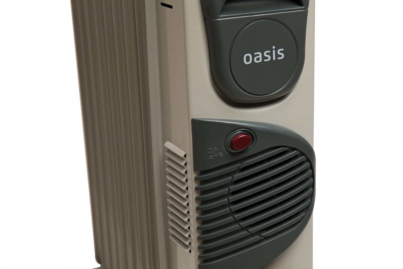 Радиатор масляный Oasis BB-15T (7 секций, 1500+400 Вт, до 15 м2, тепловентилятор), фото 3