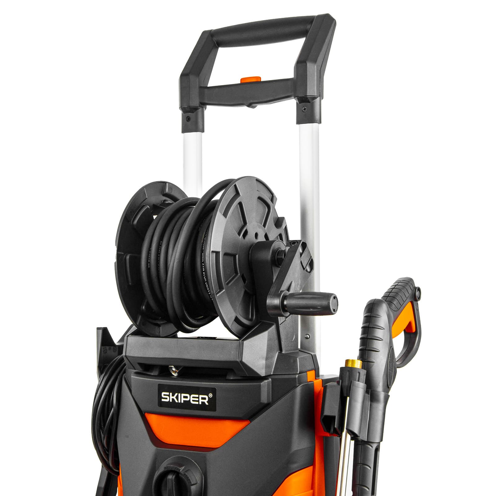 Мойка высокого давления SKIPER PM-210 PRO (2800Вт; 210 Бар; 8м шланг; 19,5кг; бесщ.дв;катушка;щётка), фото 5