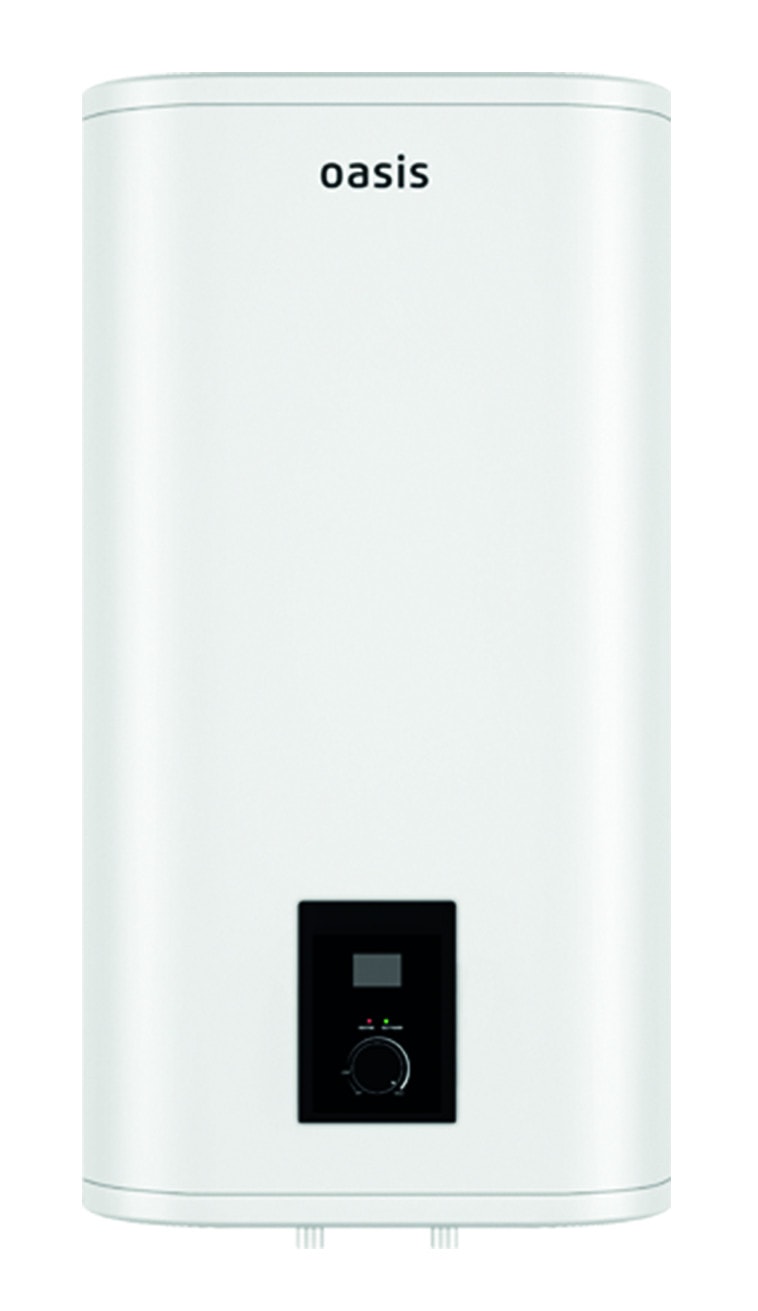 Водонагреватель накопит. Oasis 100R (2кВт, 100л, медный ТЭН, дисплей, верт, УЗО, антиза