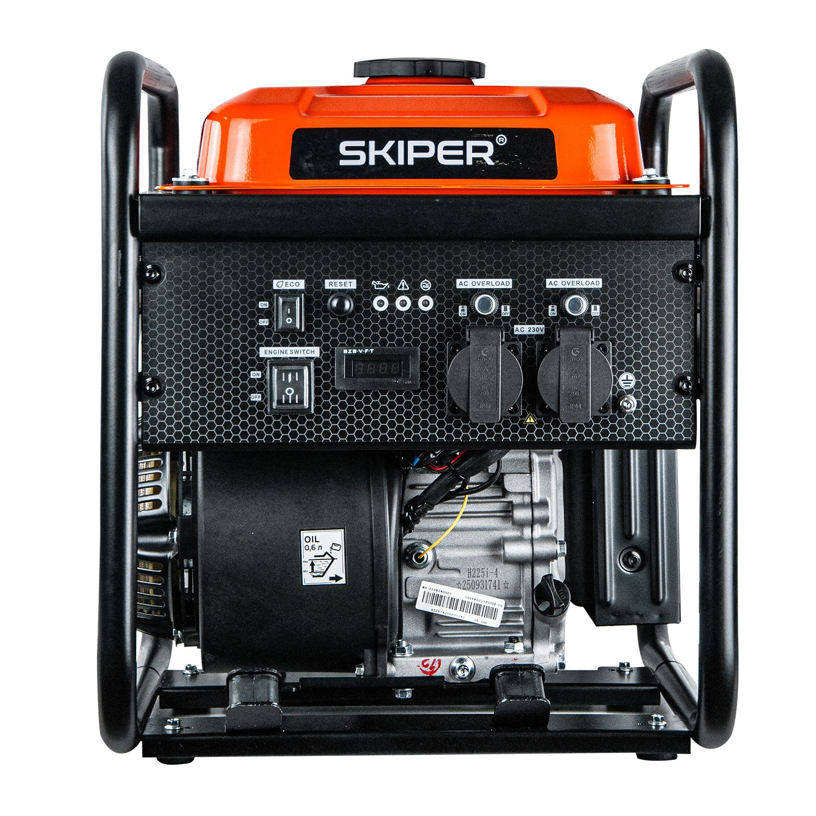Электростанция (генератор инверторный бензиновый) SKIPER HW5000i (4.7кВт), фото 4