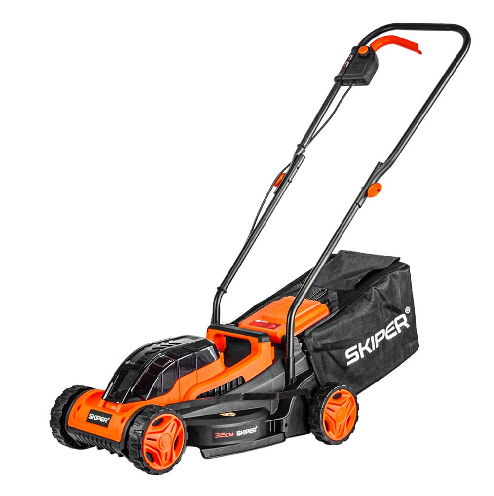 Газонокосилка аккумуляторная SKIPER KW320 (32см, бесщёт.двиг, 2акк*21В*4А/ч), фото 2