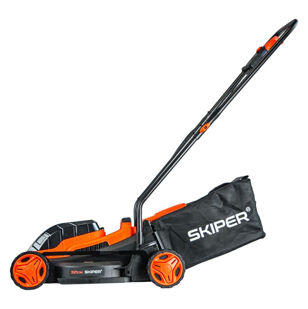 Газонокосилка аккумуляторная SKIPER KW320 (32см, бесщёт.двиг, 2акк*21В*4А/ч), фото 3