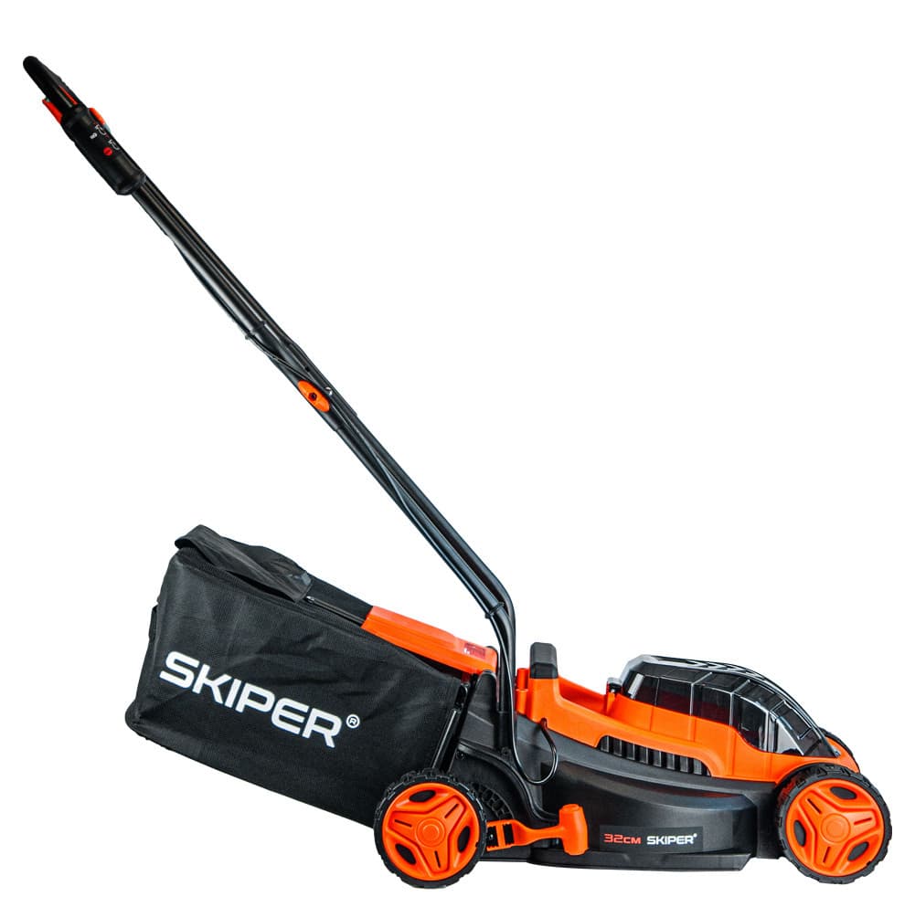 Газонокосилка аккумуляторная SKIPER KW320 (32см, бесщёт.двиг, 2акк*21В*4А/ч), фото 4