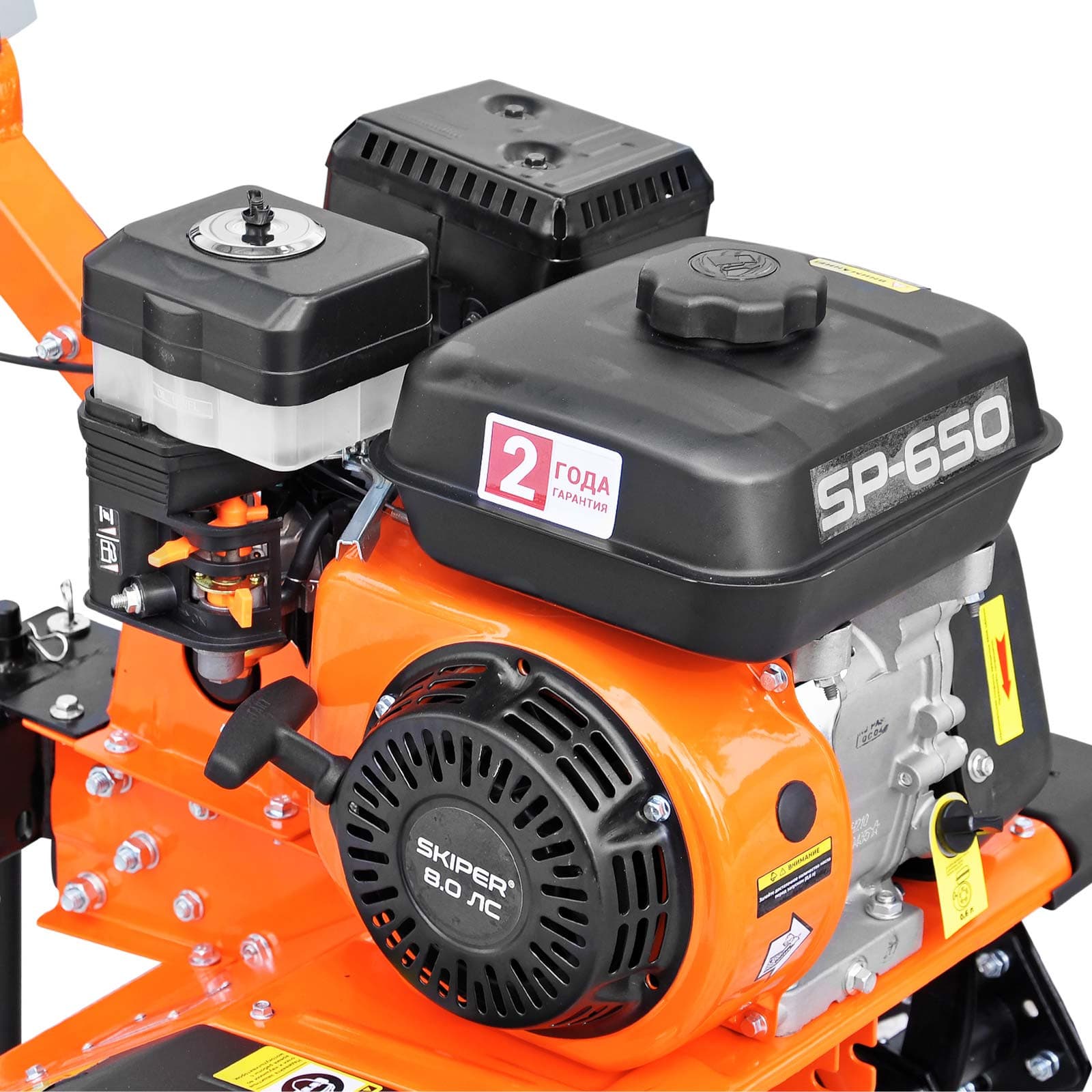Культиватор SKIPER SP-650 (8 л.с., без ВОМ, передач 1+1, 2 года гарантии, поворотная ручка), фото 4