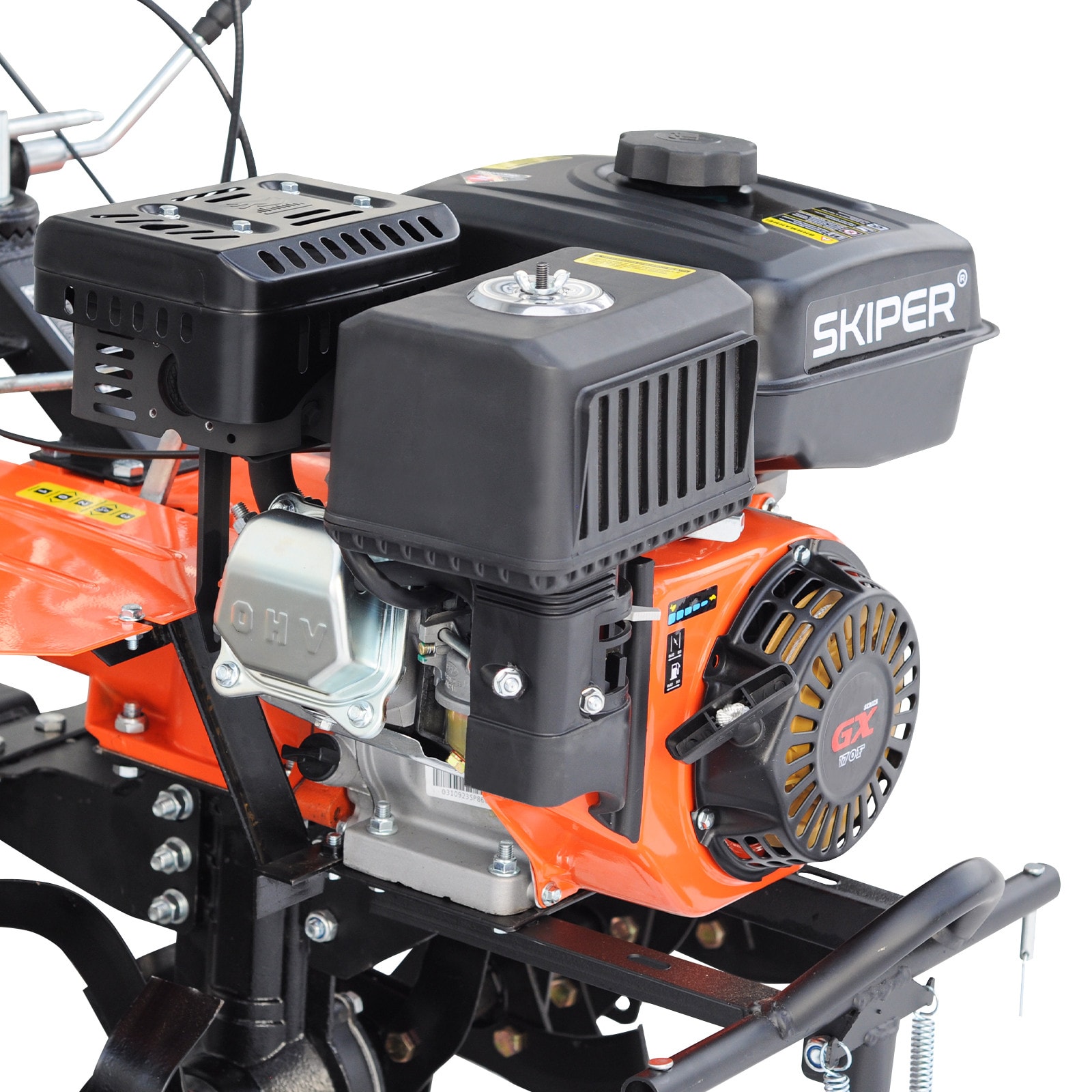 Культиватор SKIPER SP-860S (8 л.с., без ВОМ, пон.передача 3+1, большой бак и глушитель, без колёс), фото 3