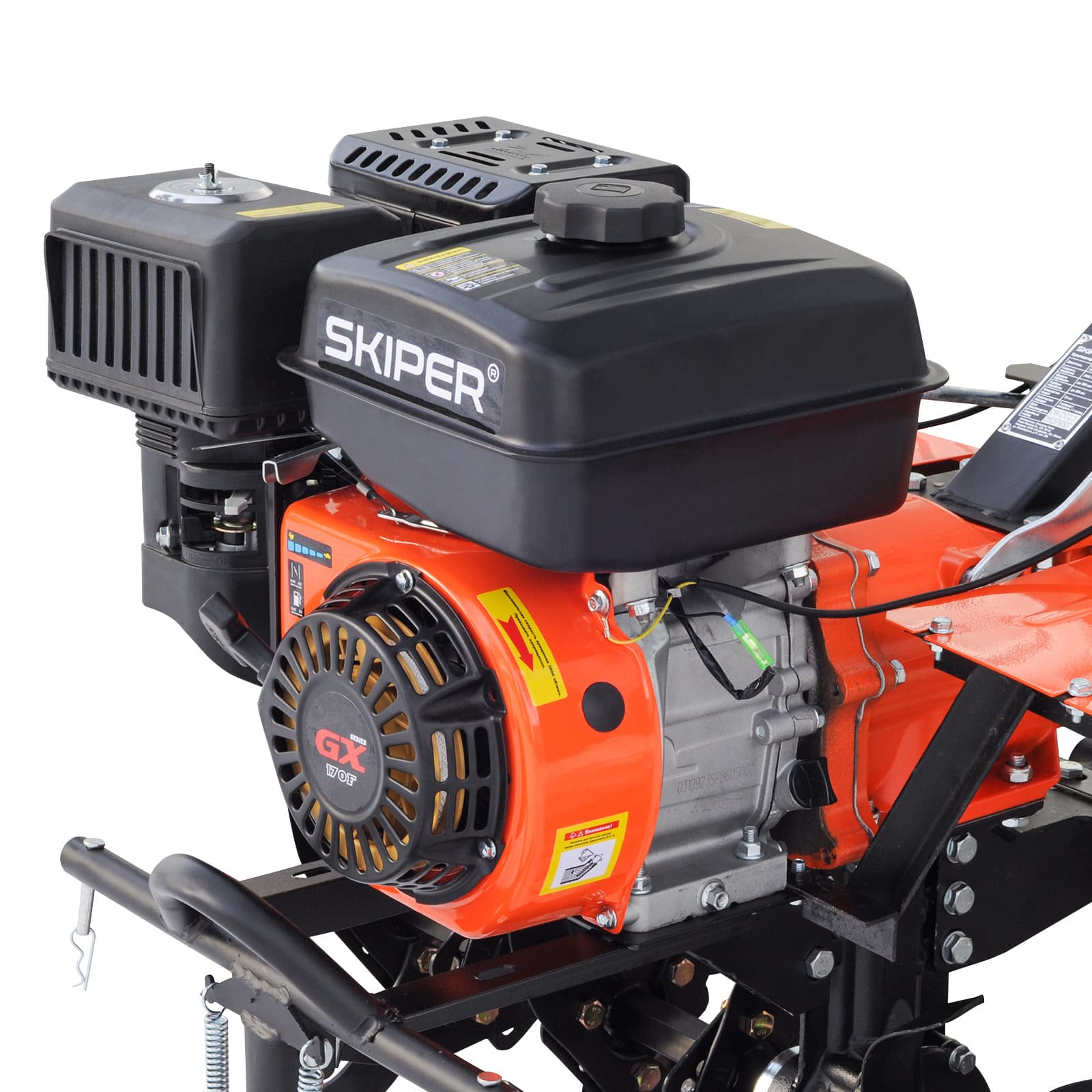 Культиватор SKIPER SP-860S (8 л.с., без ВОМ, пон.передача 3+1, большой бак и глушитель, без колёс), фото 4